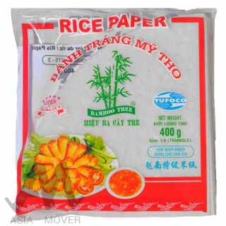 Bamboo Tree - Reispapier für Frühlingsrollen zum Frittieren (Dreiecke) 400 g