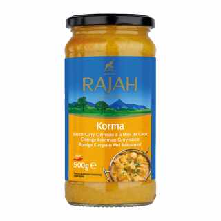 Rajah - Cremige Kokosnuss Curry-Sauce (Korma) 500 g