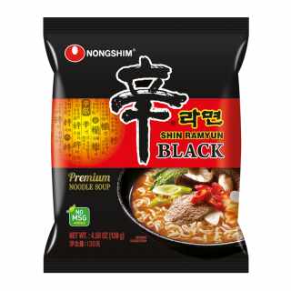 Nongshim - Shin Ramyun Black Premium Rind-Geschmack (scharf)