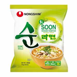 Nongshim - Soon Veggie Ramyun Gemüse-Geschmack 112 g