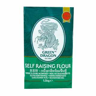 Green Dragon - Mehl mit Backtriebmittel (Self Raising Flour) 1,5 kg