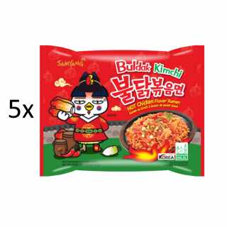 Samyang - Hot Chicken Ramen Kimchi 5x135 g