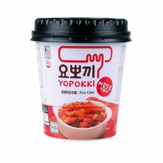 Young Poong - Intantnudeln Sweet & Spicy Yopokki/Topokki Cup (Reiskuchen) 140 g