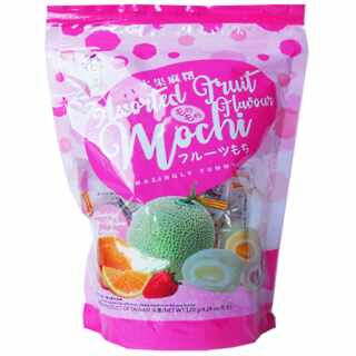 Love & Love - Mochi/Reiskuchen mit Erdbeer/Orange/Melonen-Geschmack 120 g