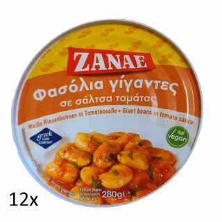 Zanae - Weiße Riesenbohnen in Tomatensauce 12x280 g