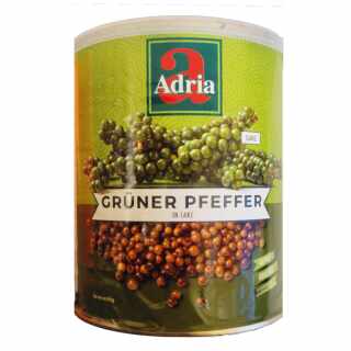 Adria - Ganze grüne Pfefferkörner in Lake 800 g