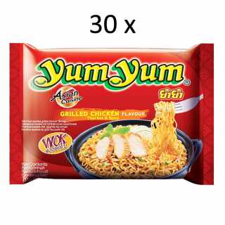 YumYum - Instantnudeln Grilled Chicken Thai Hot & Spicy 30 x 70 g