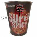 Nongshim - Shin Red Super Spicy/scharf Cupnudeln 12 x 68...