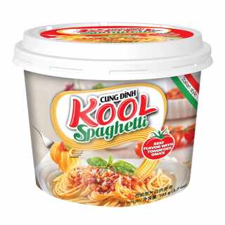 Cung Dinh - Instantnudeln Kool Spaghetti Rind mit Tomatensauce 105 g