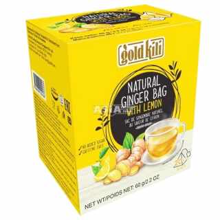 Gold Kili - Natural Ginger Bag with Lemon 60 g