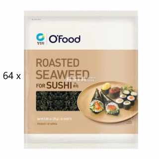 Daesang - Gerösteter Seetang für Sushi (Nori) 10 Blatt 64x20 g (Karton) MHD: 15.02.23