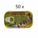 Apollo - Sardinen in scharfem Pflanzen-Öl 50x125g...