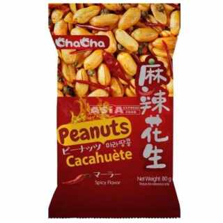 ChaCha - Scharfe Erdnüsse Cacahuete 80 g MHD: 13.05.24