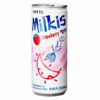 Lotte - Milkis Erdbeere Joghurtdrink 250 ml (Einweg-Pfand 0,25 Cent)
