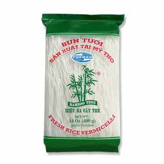 Bamboo Tree - Reisnudeln Bun Tuoi Fresh Rice Vermicelli 400 g