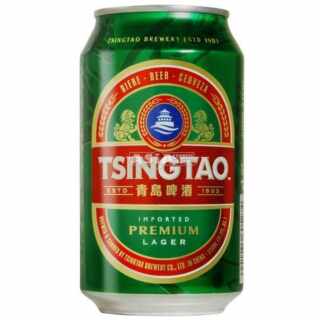 Tsingtao - Lager Bier 4,7%Vol. 330 ml Dose (Einweg-Pfand 0,25 Cent)