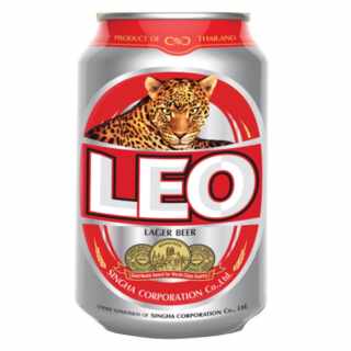 Singha - Leo Lager Bier 5%Vol. 330 ml (Einweg-Pfand 0,25 Cent)