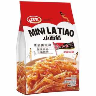 Weilong - Weizensnack Mini Latiao Hot and Spicy 360 g MHD: 06.12.24