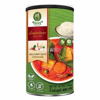Nittaya - Rote Currypaste vegan 400 g
