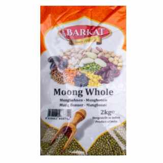 Barkat - Mungbohnen (Moong whole) 2 kg