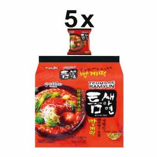 Paldo - Teumsae Ramyun Hot&Spicy Instant-Ramen 5x120 g