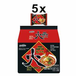 Paldo - Hwa Ramyun Hot & Spicy Instantnudeln (5x120 g) 600 g