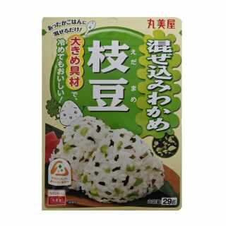 Marumija - Reisgewürz Furikake Wakame Seetang und Edamame 29 g MHD: 04.03.25