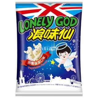 Want Want - Kartoffel-Snack mit Gemüse-Geschmack "Lonely God" 42 g MHD: 06.05.25